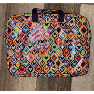 Disney Mickey Mouse Pattern Laptop Bag 15"  Multicolor Polyester